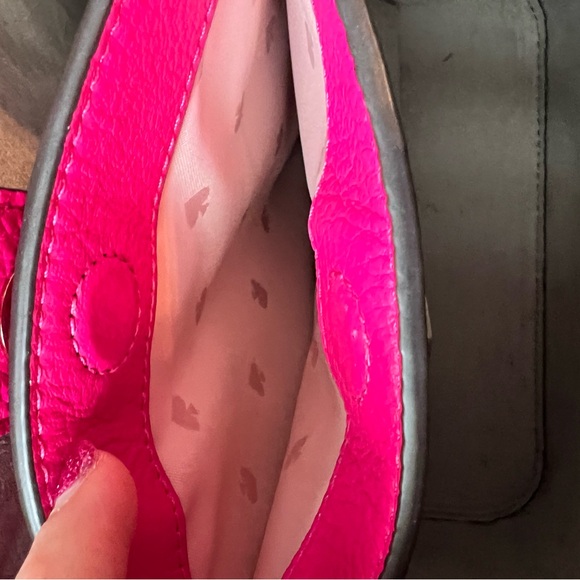 Kate Spade Vibrant Pink Shoulder Bucket Bag - Picture 6 of 6